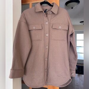 Lazypants Shacket Light Brown Women’s Size Small